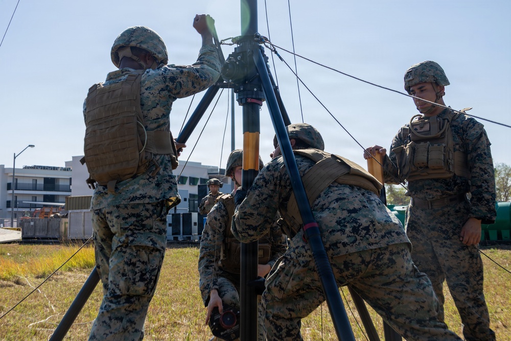 MRF-D Marines train for high-frequency communications
