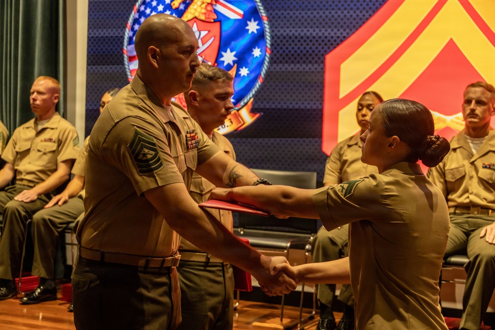 MRF-D Marines graduate from Corporals Course