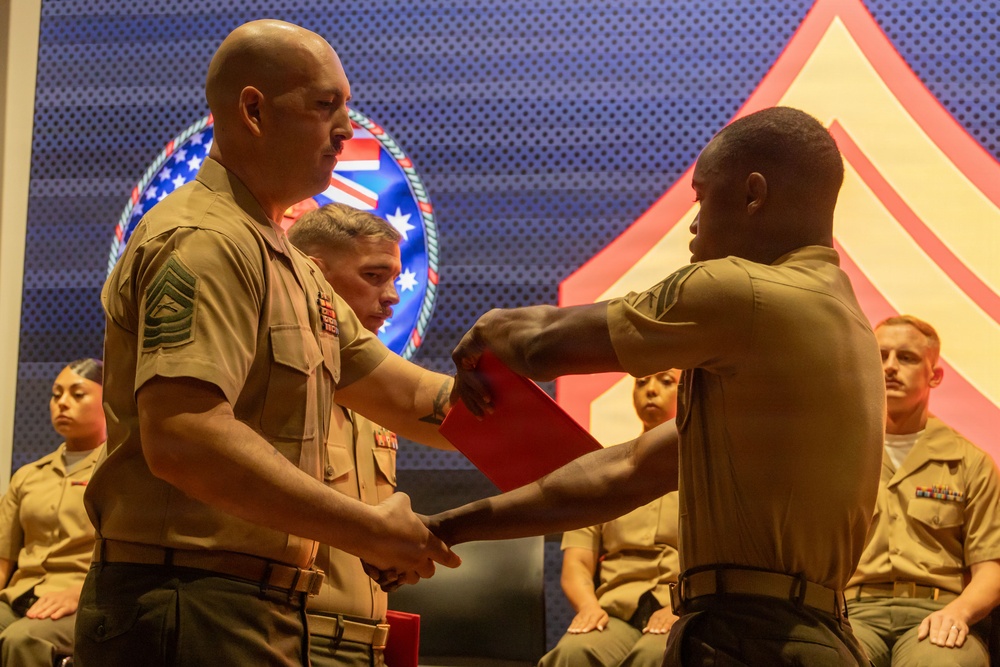 MRF-D Marines graduate from Corporals Course
