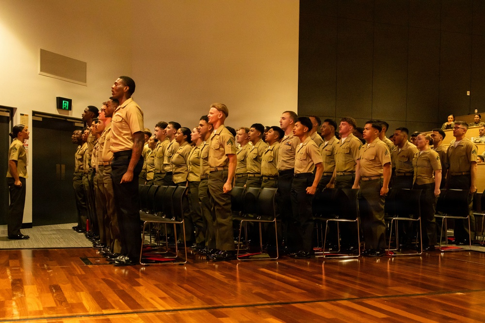 MRF-D Marines graduate from Corporals Course