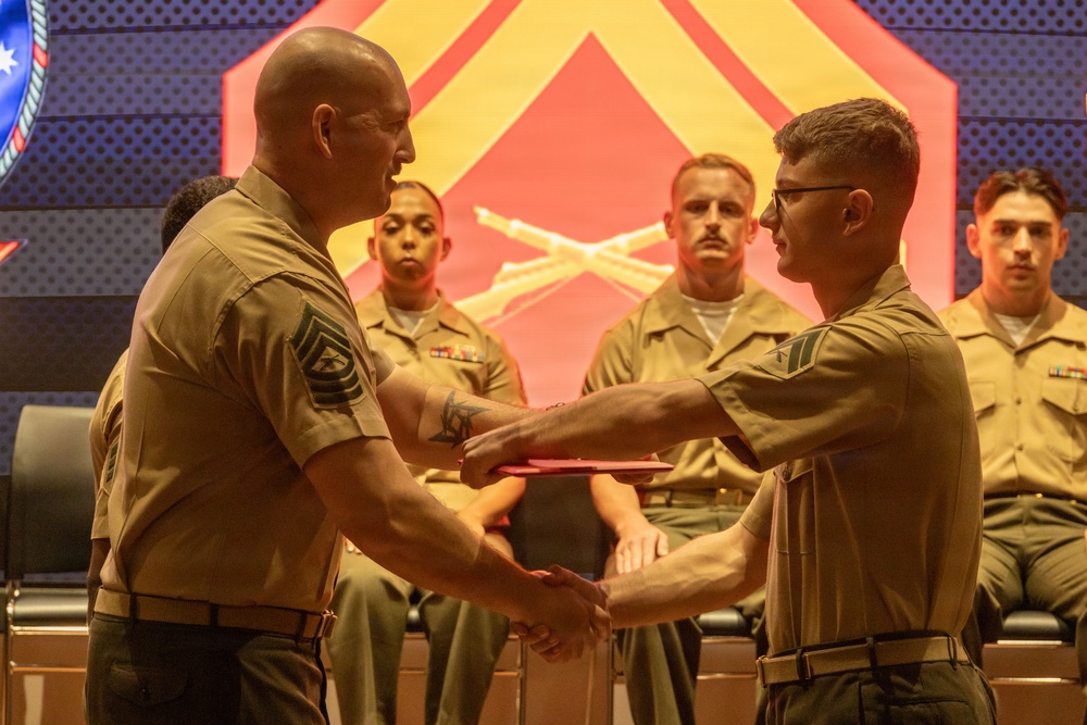 MRF-D Marines graduate from Corporals Course