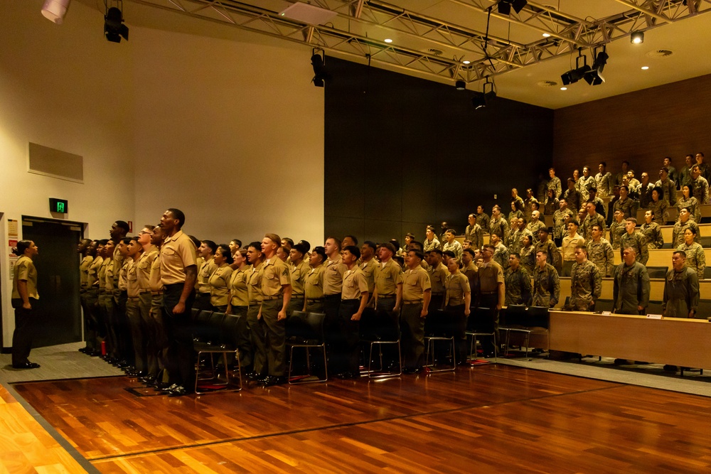 MRF-D Marines graduate from Corporals Course