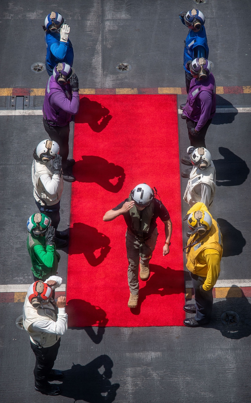 Acting SECNAV visits CVN 71 during RIMPAC26