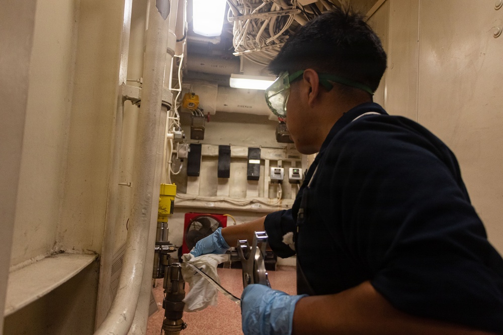 USS Portland Sailors Conduct Routine Operations