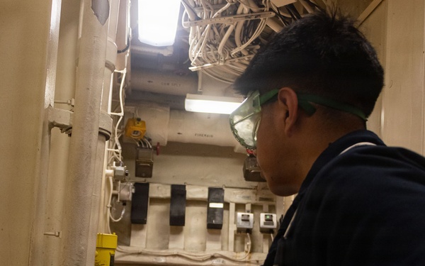 USS Portland Sailors Conduct Routine Operations