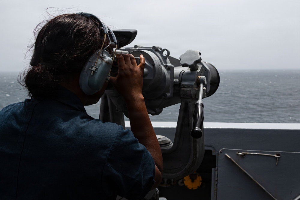 USS Portland Sailors Conduct Routine Operations