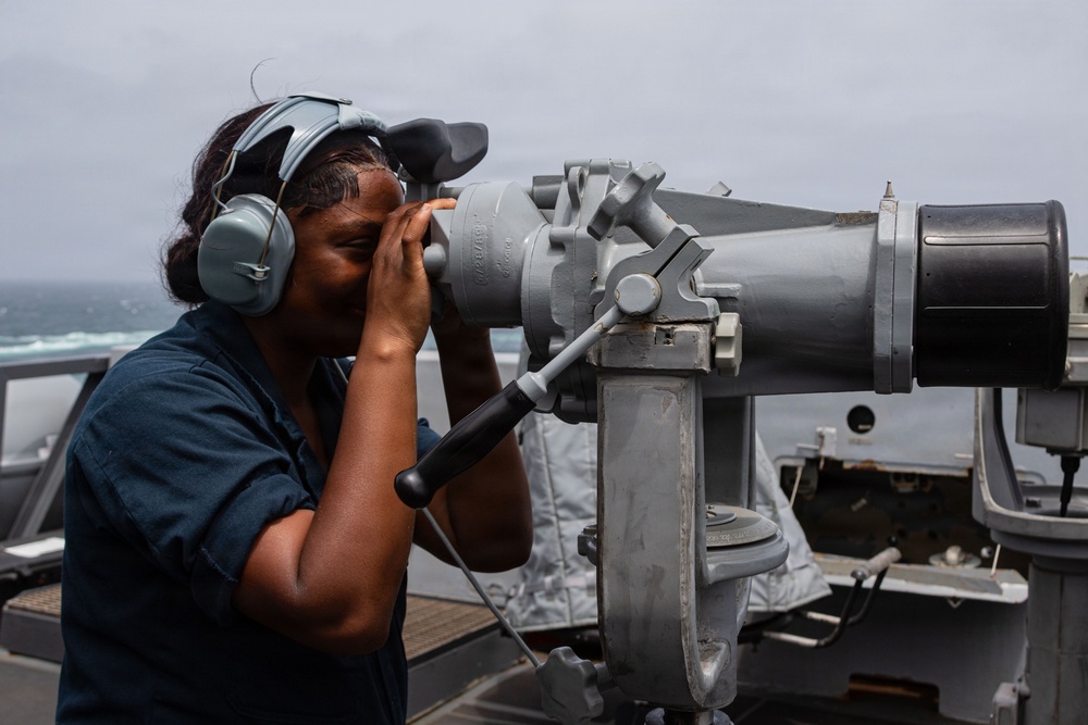 USS Portland Sailors Conduct Routine Operations