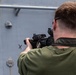 U.S. Marines conduct marksmanship training aboard USS Portland