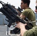 U.S. Marines conduct marksmanship training aboard USS Portland