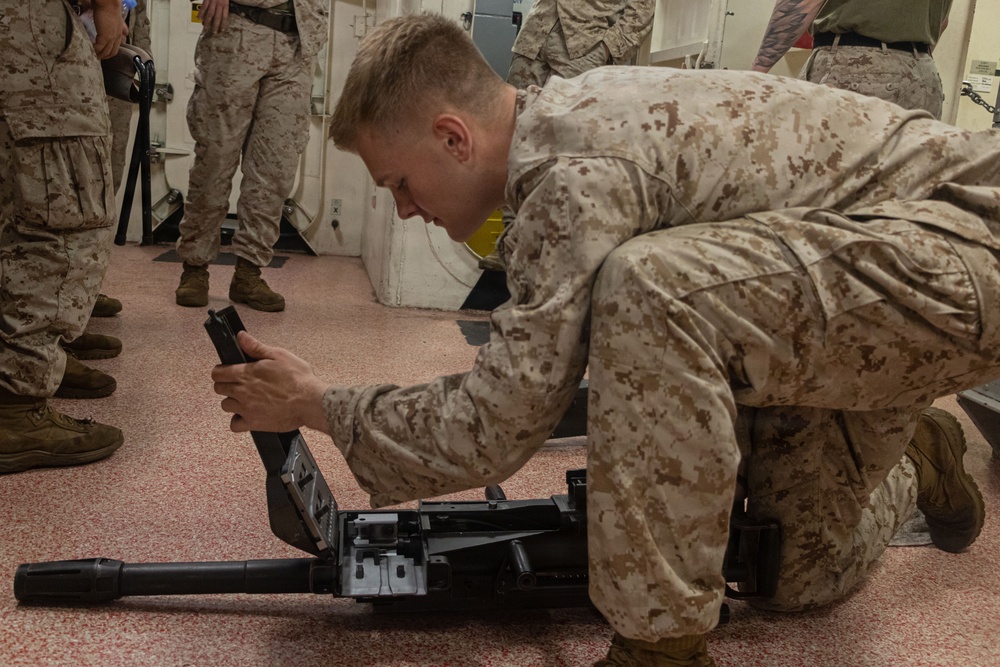 USS Portland Marines Conduct Routine Operations
