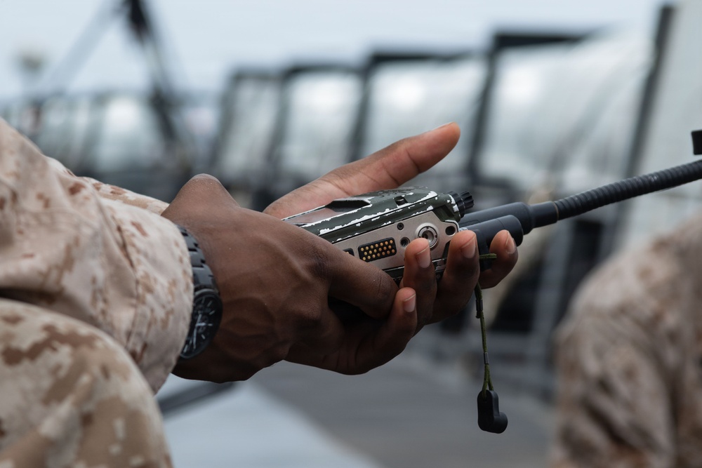 USS Portland Marines Conduct Routine Operations