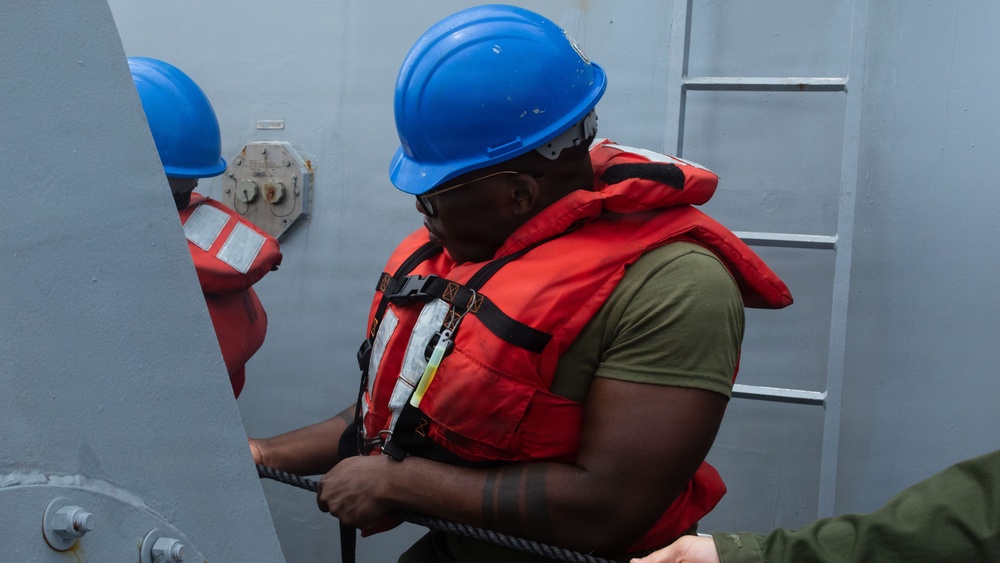 USS Portland Sailors Conduct Routine Operations