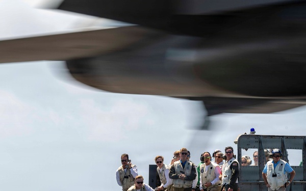 Acting SECNAV visits CVN 71 during RIMPAC26