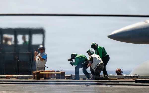 Acting SECNAV visits CVN 71 during RIMPAC26