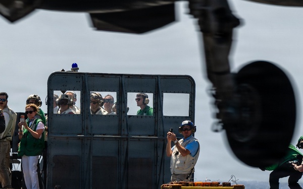 Acting SECNAV visits CVN 71 during RIMPAC26