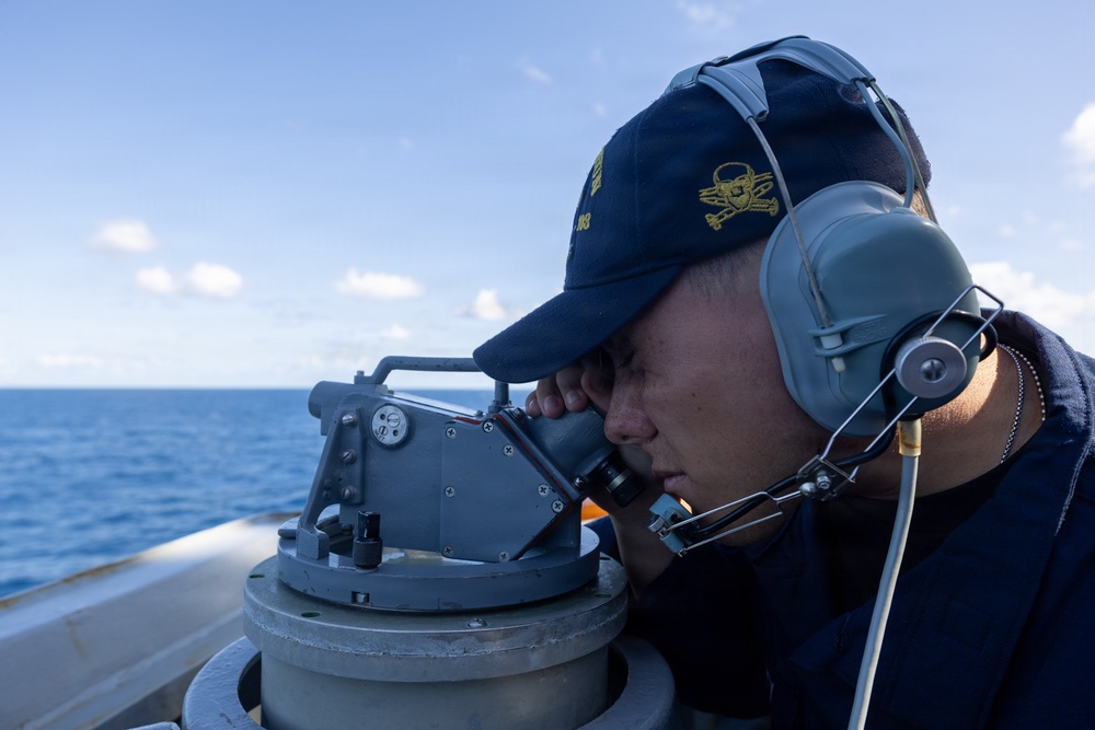 Standing Watch Onboard USS Truxtun