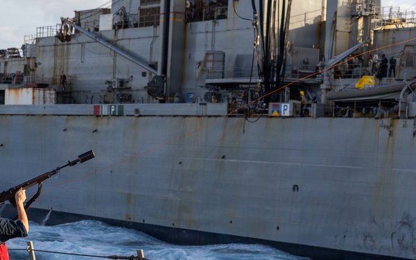 Replenishment-at-Sea Onboard USS Truxtun