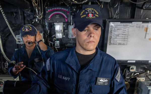 Replenishment-at-Sea Onboard USS Truxtun
