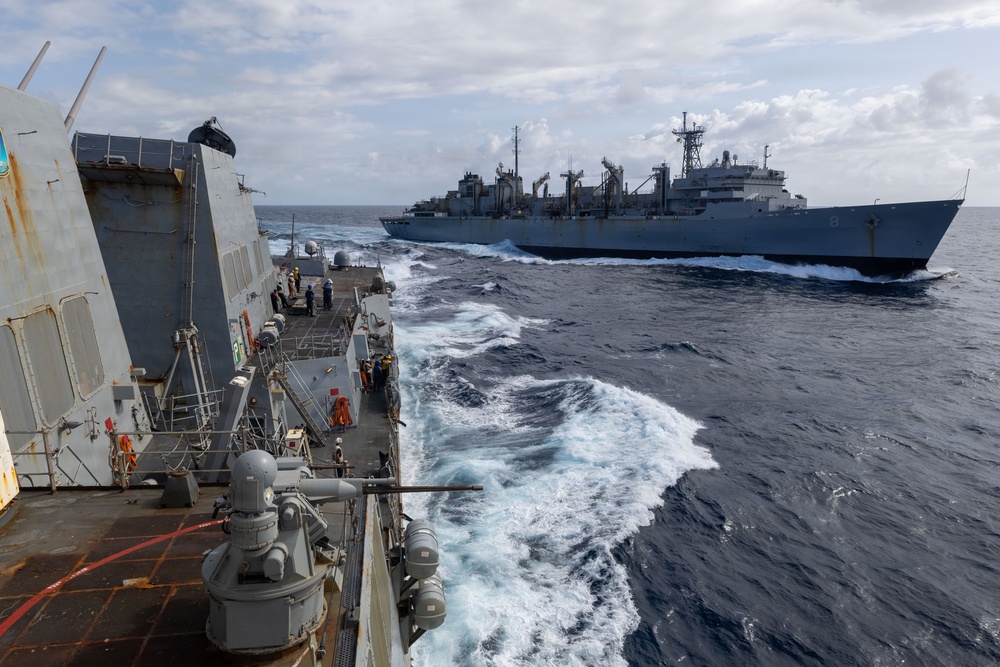Replenishment-at-Sea Onboard USS Truxtun