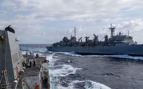 Replenishment-at-Sea Onboard USS Truxtun