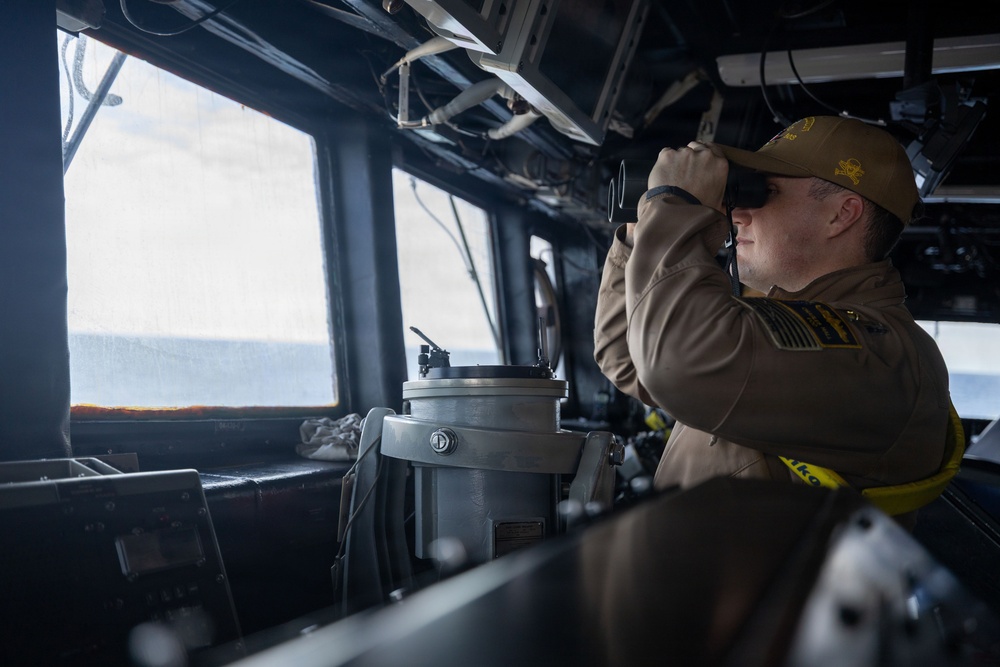 Standing Watch Onboard USS Truxtun