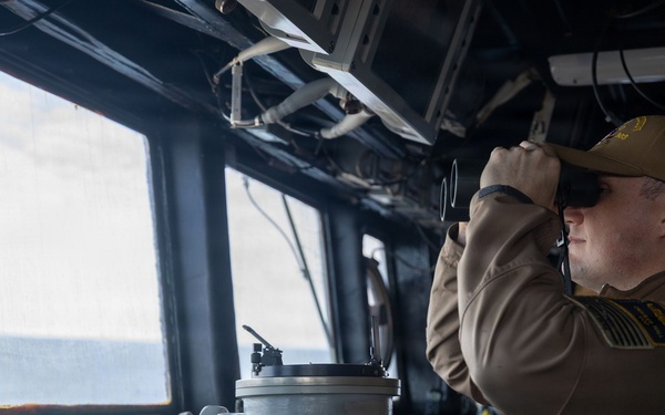 Standing Watch Onboard USS Truxtun