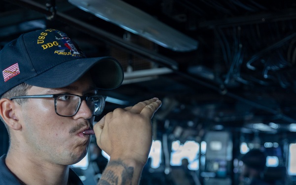 Standing Watch Onboard USS Truxtun
