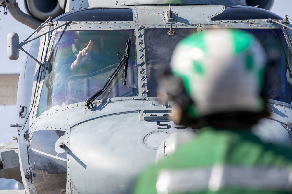 Flight Operations Onboard USS Truxtun