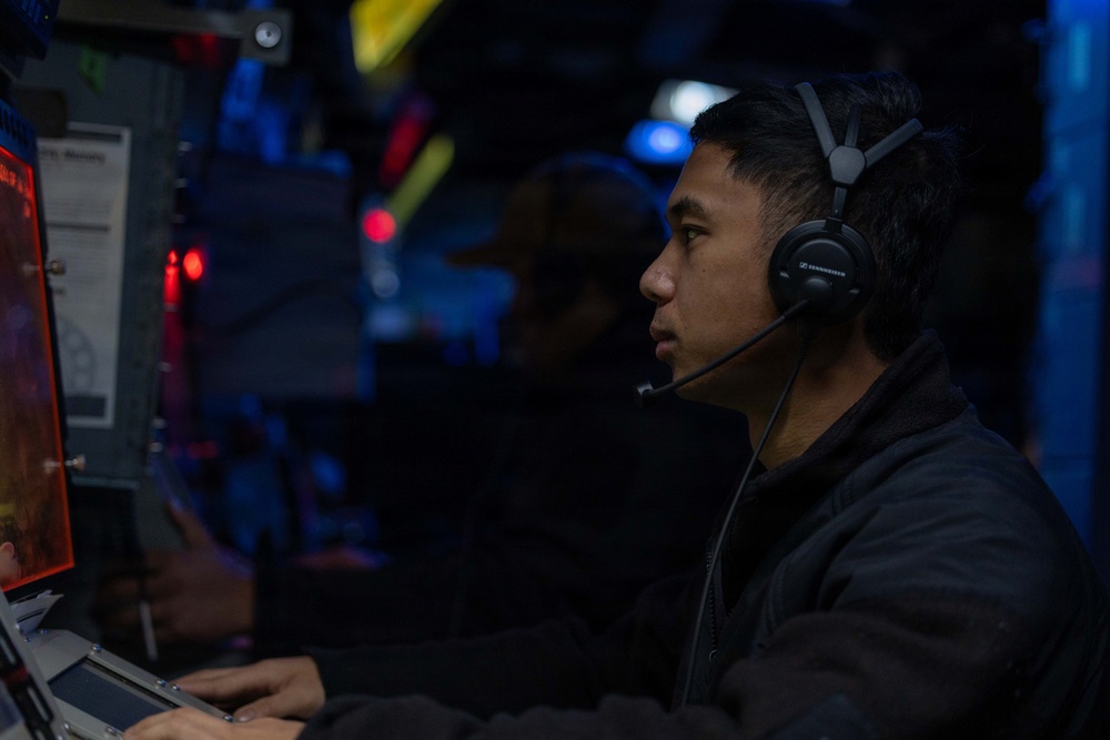 Standing Watch Onboard USS Truxtun