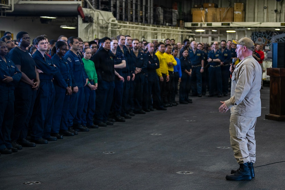 Frocking Ceremony Aboard USS Tripoli
