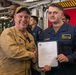 Frocking Ceremony Aboard USS Tripoli