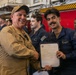 Frocking Ceremony Aboard USS Tripoli
