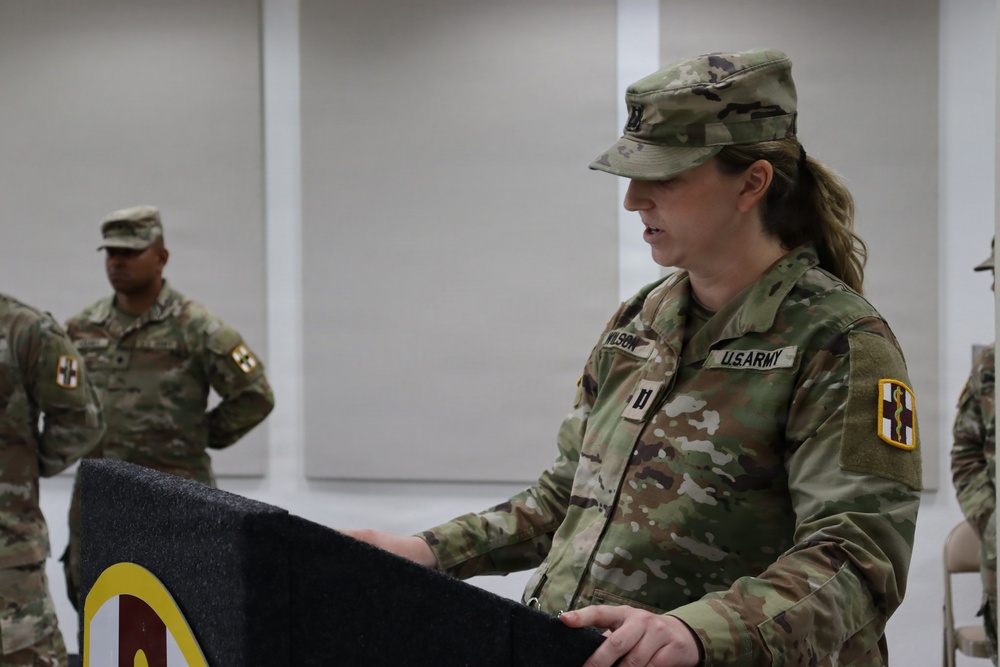 756th Medical Detachment Change of Command Ceremony