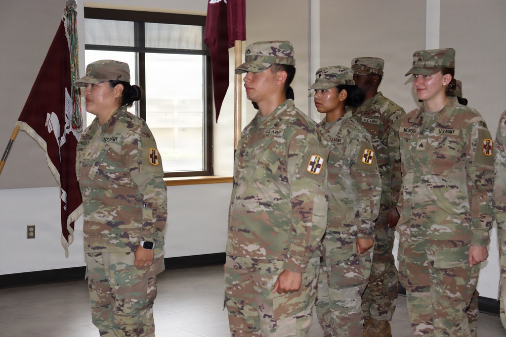 756th Medical Detachment Change of Command Ceremony