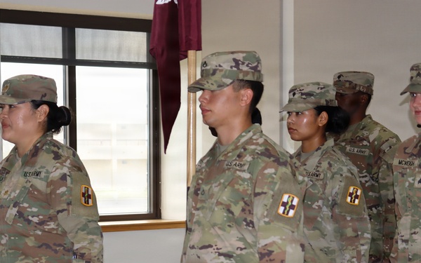 756th Medical Detachment Change of Command Ceremony