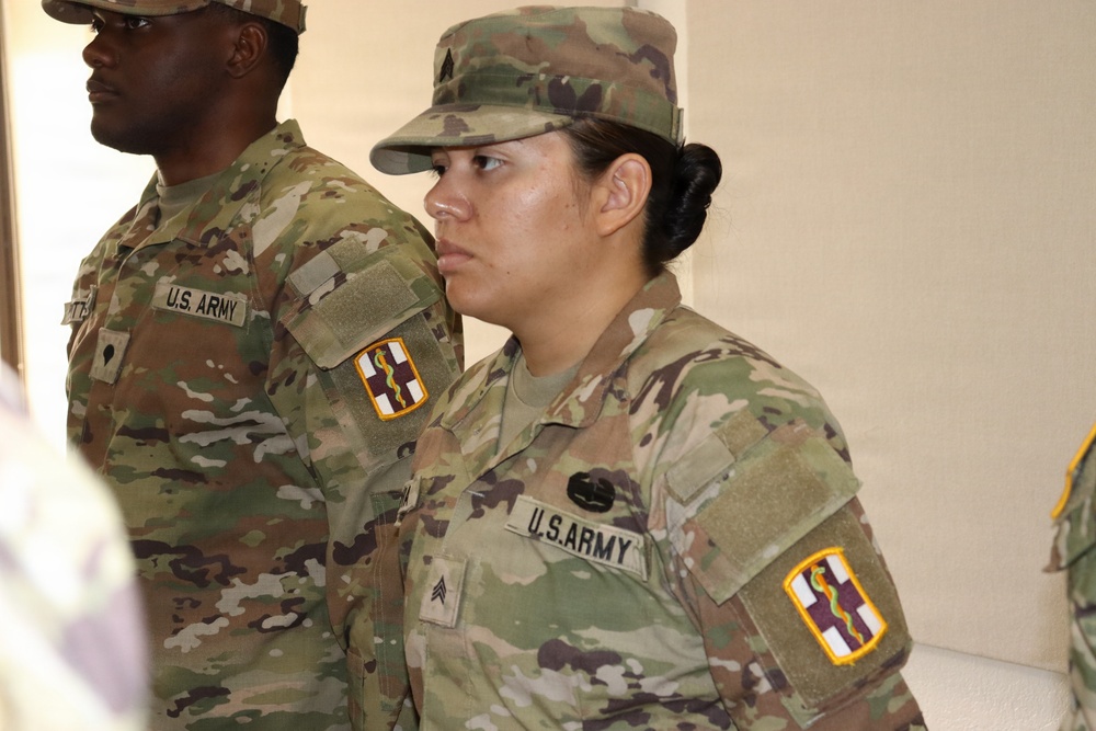756th Medical Detachment Change of Command Ceremony