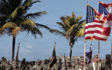 CRG conducts a Change of Command ceremony.