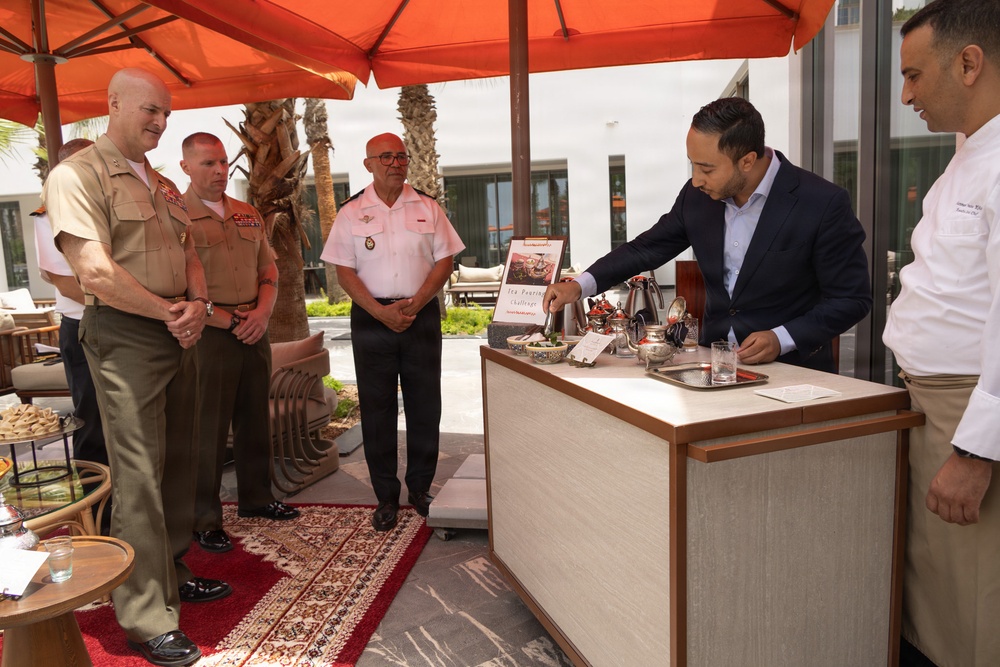 Maritime leaders participate in cultural event and tea pouring competition at AMFS 2026