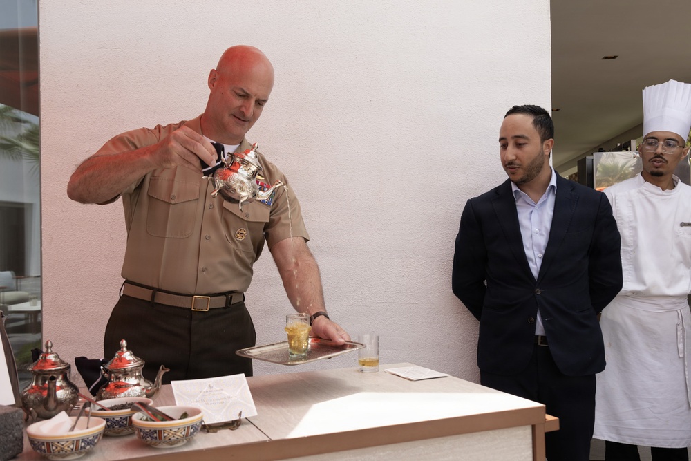 Maritime leaders participate in cultural event and tea pouring competition at AMFS 2026