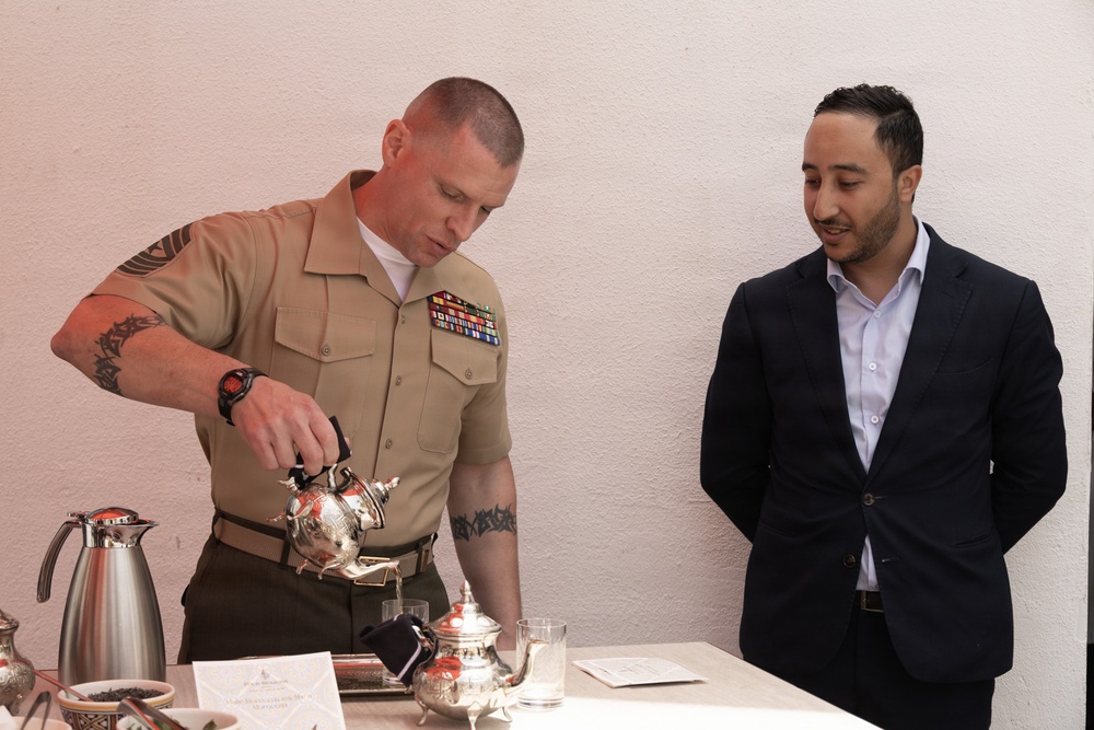 Maritime leaders participate in cultural event and tea pouring competition at AMFS 2026