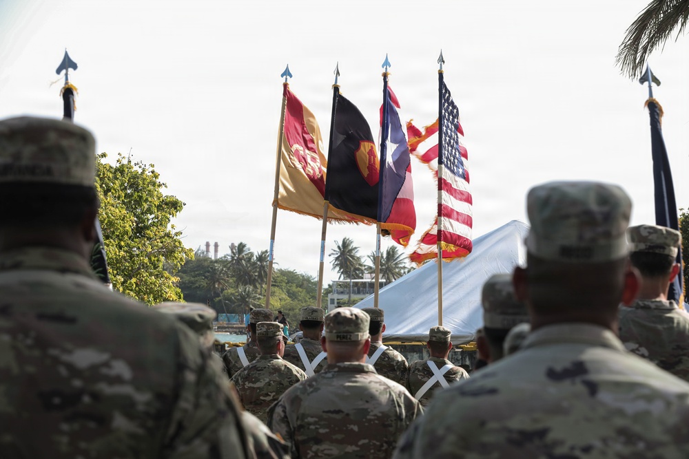 CRG conducts a Change of Command ceremony.