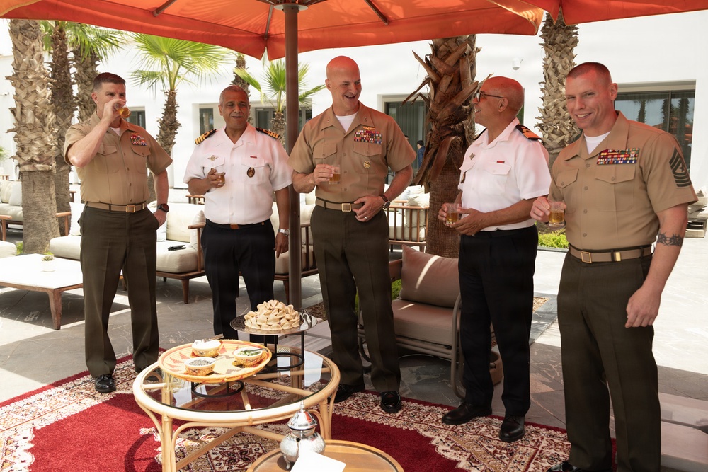 Maritime leaders participate in cultural event and tea pouring competition at AMFS 2026