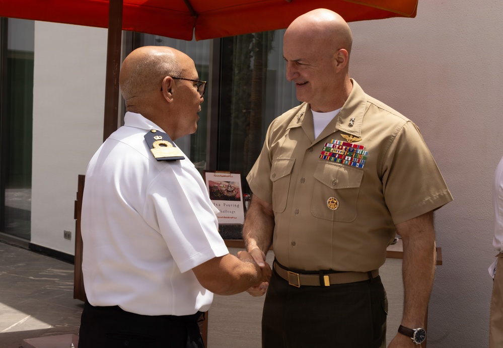 Maritime leaders participate in cultural event and tea pouring competition at AMFS 2026