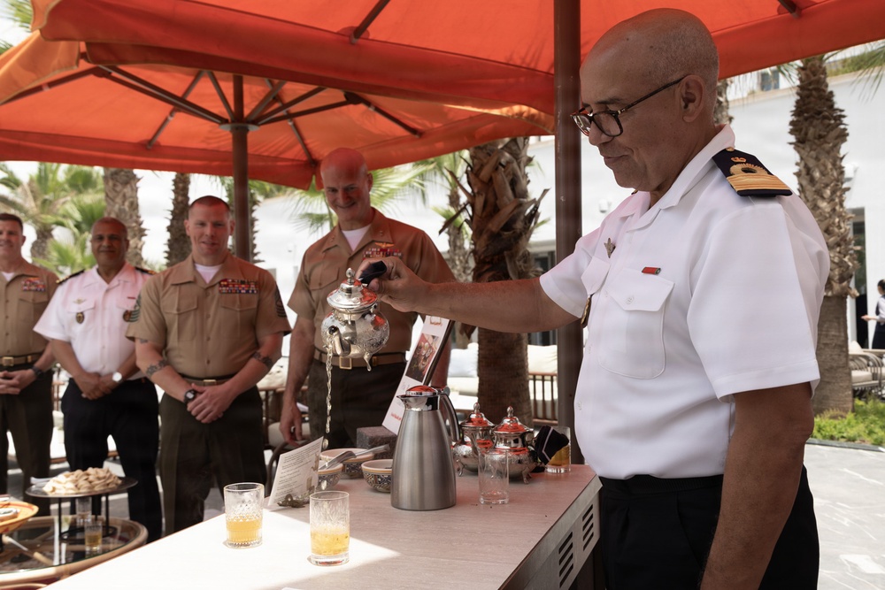Maritime leaders participate in cultural event and tea pouring competition at AMFS 2026