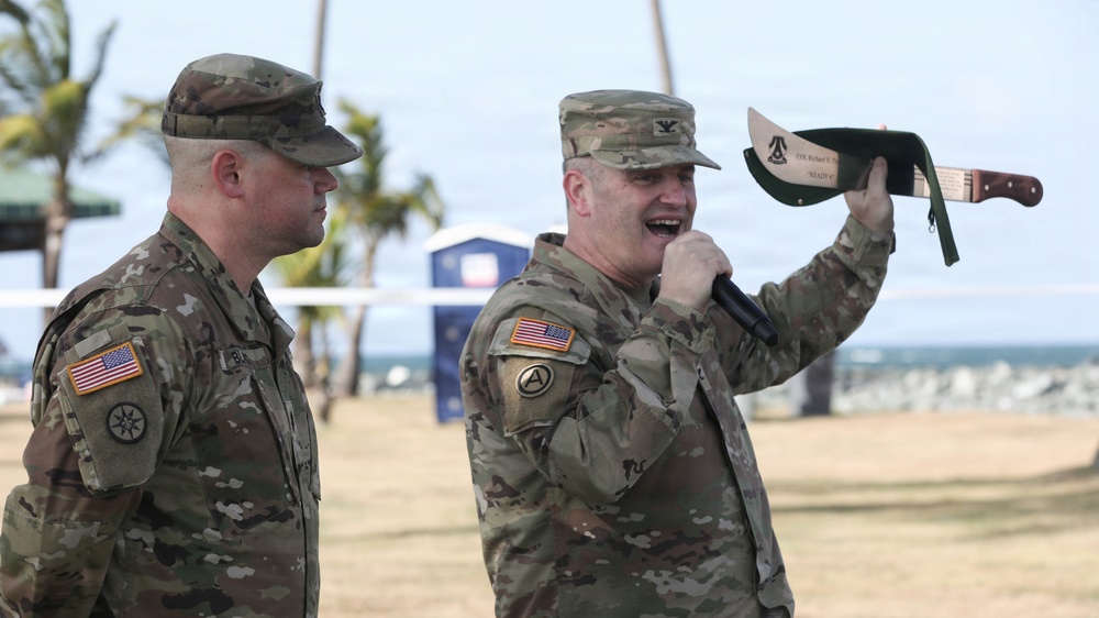 CRG conducts a Change of Command ceremony.