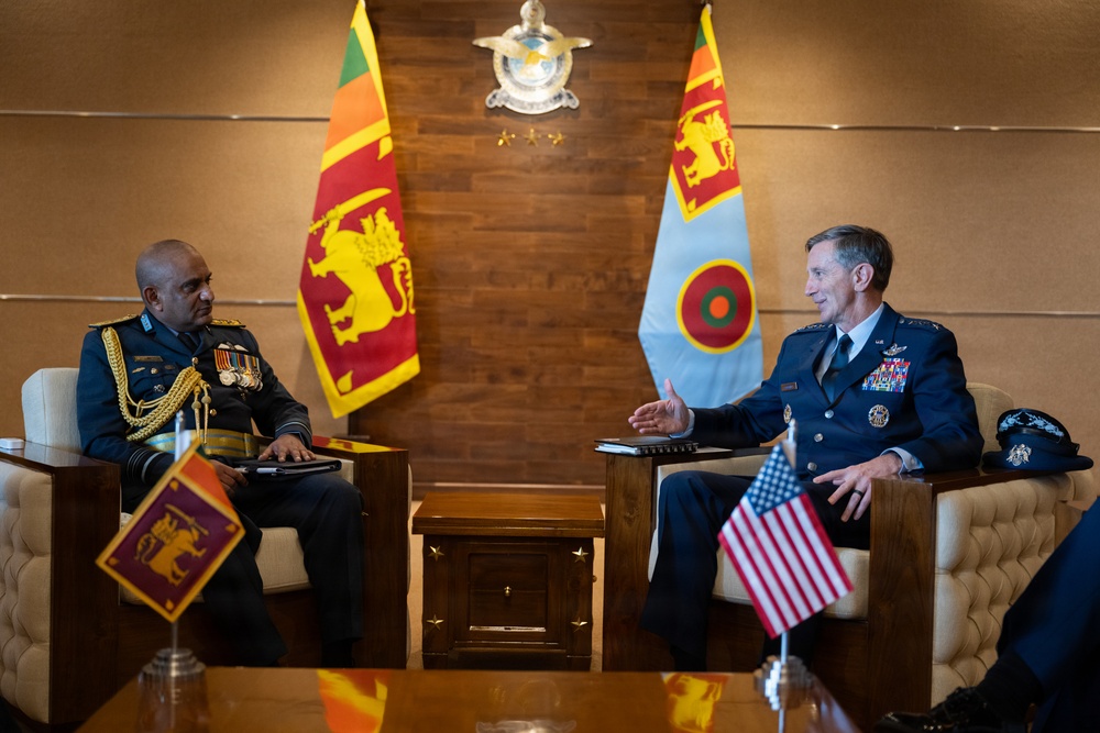 Pacific Air Forces Commander visits Sri Lanka