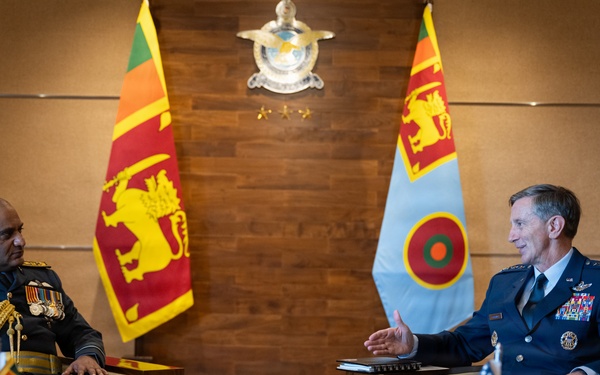 Pacific Air Forces Commander visits Sri Lanka