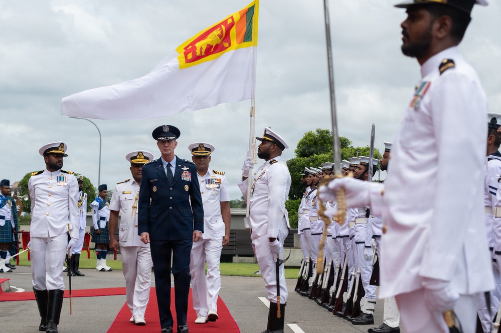 Pacific Air Forces Commander visits Sri Lanka