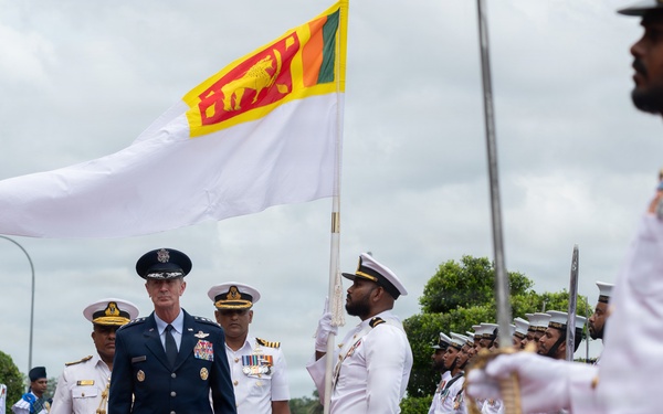Pacific Air Forces Commander visits Sri Lanka
