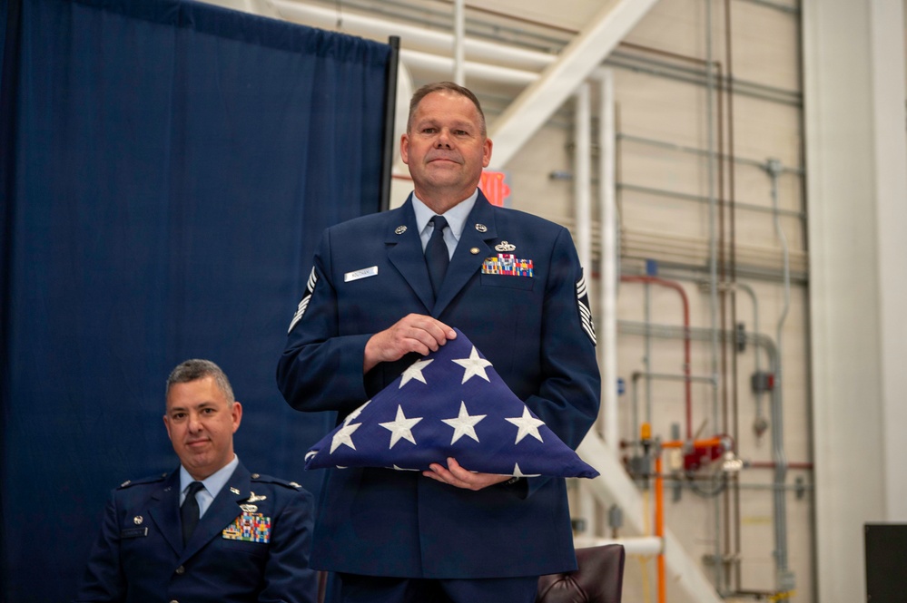 CMSgt. Wayne Southam Retirement Ceremony